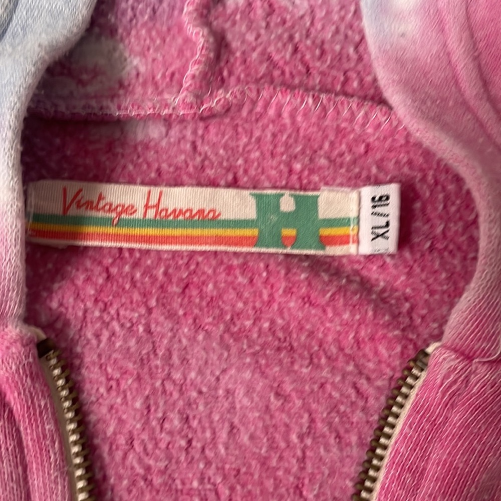 Vintage Havana Zip sweatshirt tie dye - Picture 2 of 3
